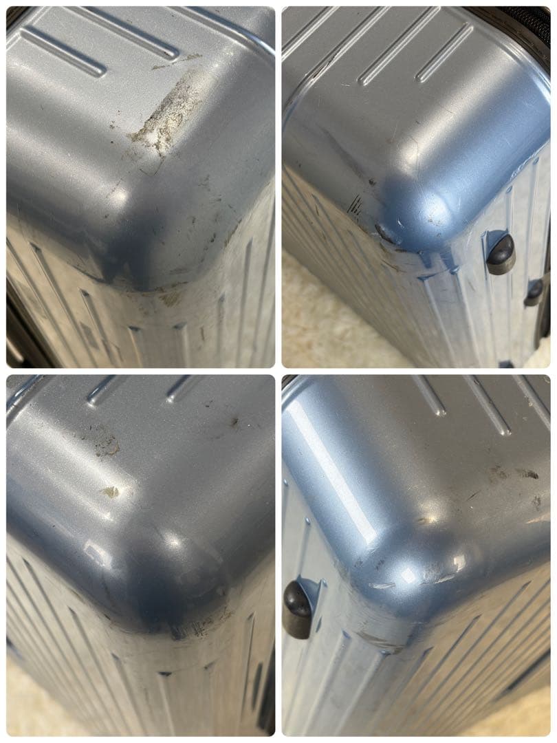 RINOWA サルサエアー 80L 4輪 TSAロック アイスブルー 大容量