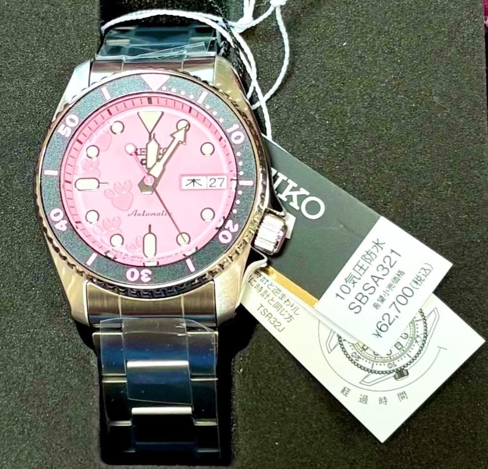 新品保証付‼️SEIKO SBSA321 ピンクパンサー コラボ限定モデル‼️