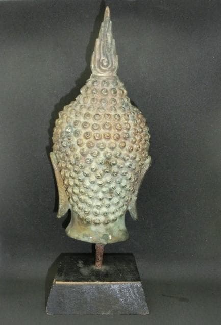 ブッダ　仏陀　仏頭　仏像　タイ　アンティーク　置物