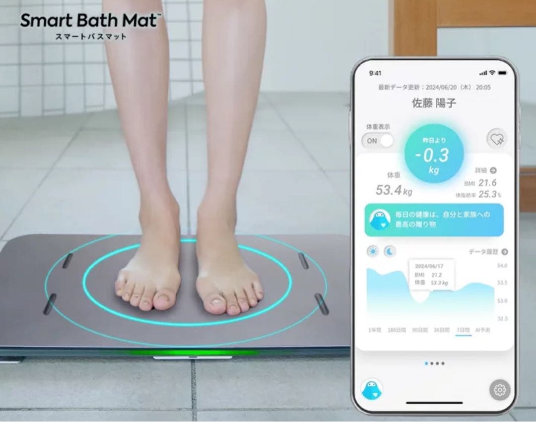 スマートバスマット　体組成計　新品未使用