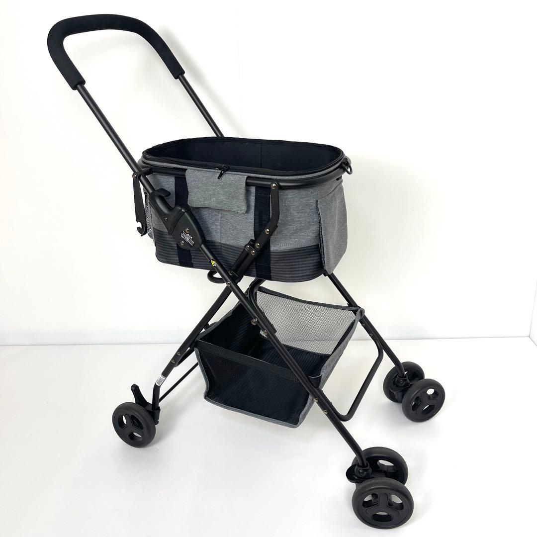 リッチェル　Richell ペットカート ミニモ　 グレー