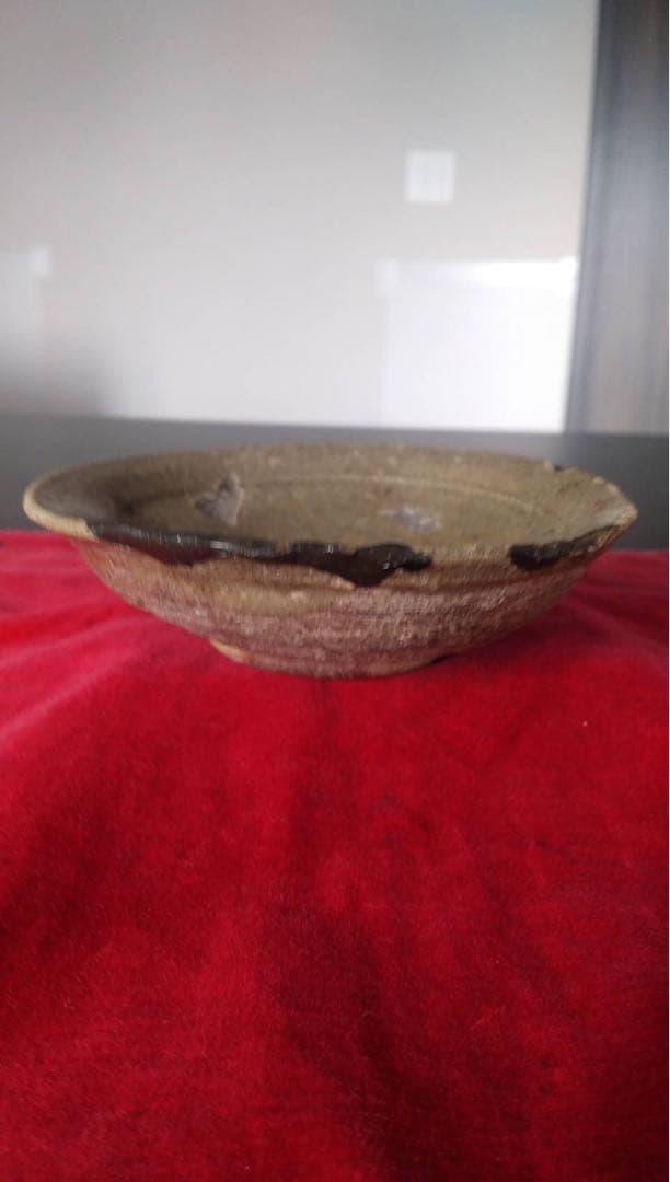 古唐津　発掘品　古陶磁　平盃　小皿　桃山時代