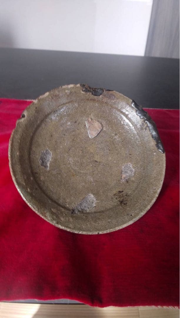 古唐津　発掘品　古陶磁　平盃　小皿　桃山時代