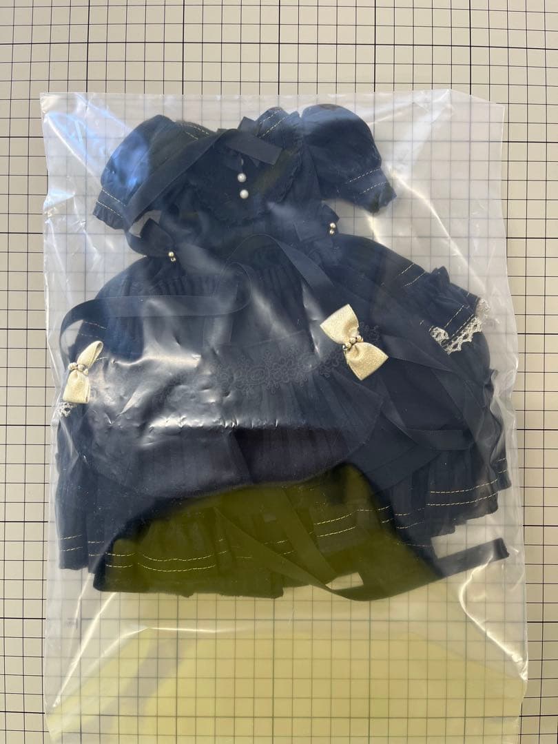 Dollロリータドレス 黒 40cm 1/4 MDD