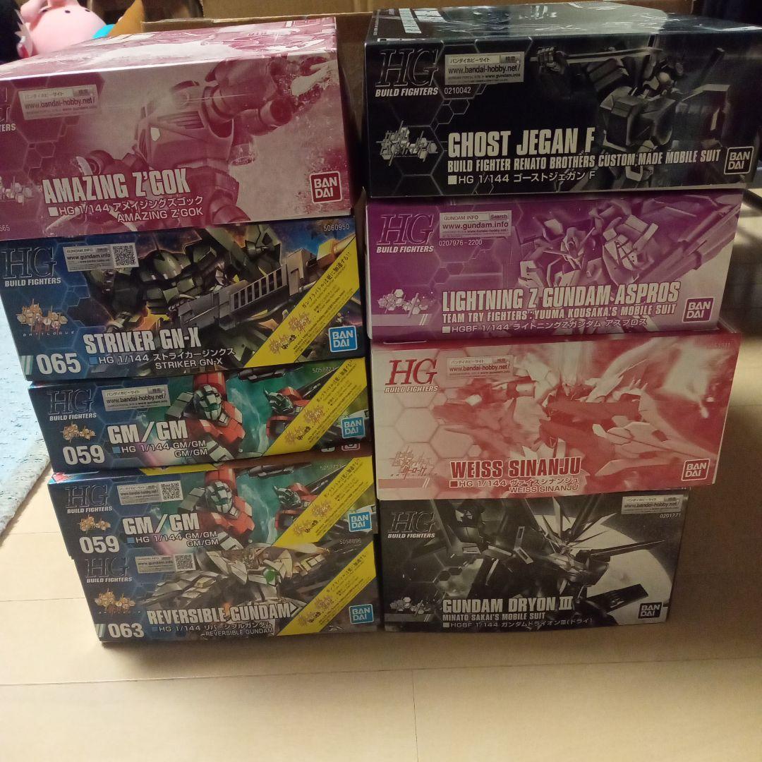 ガンプラ　ビルドファイターズ系　9点まとめ売り