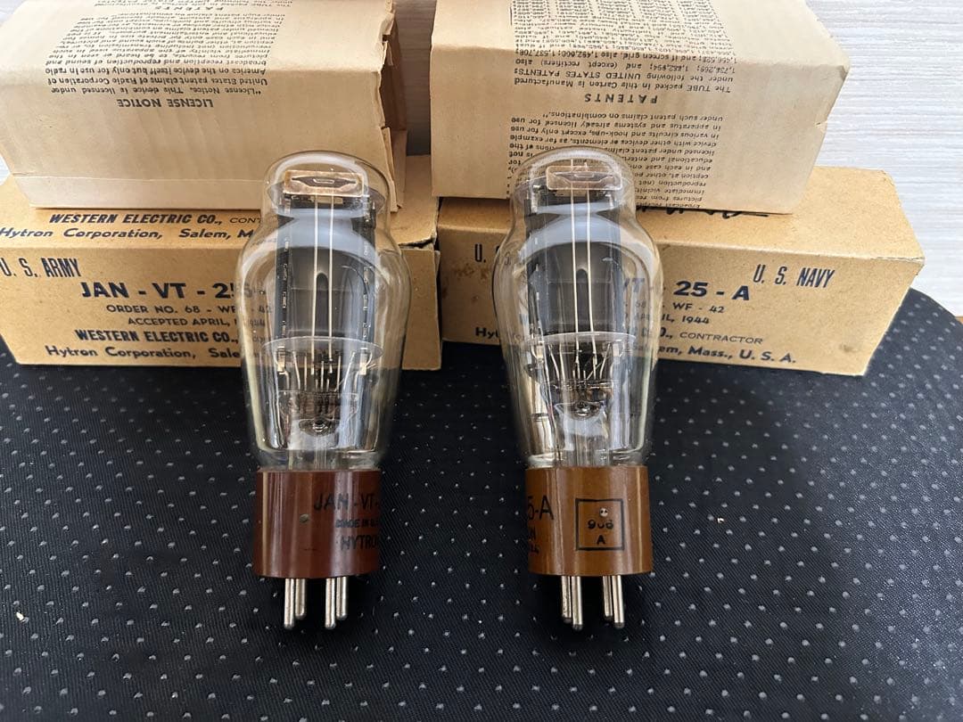 Western Electric VT-25A 真空管 ペア・箱付き