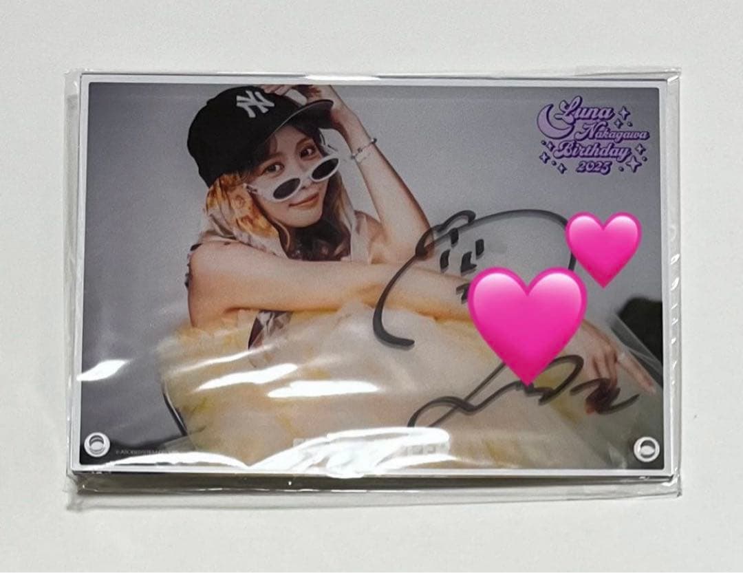 ろ*ろ様 FRUITS ZIPPER 仲川瑠夏 すきくじ サイン入アクリルパネル