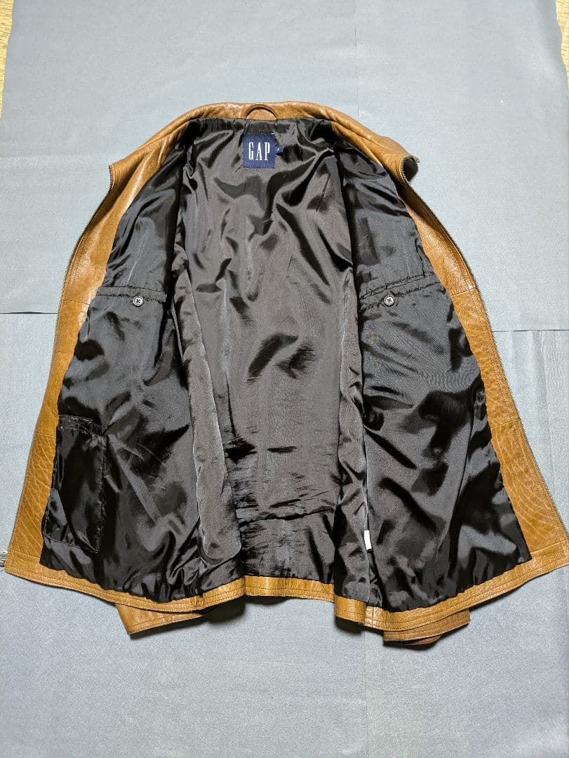 OLD GAP　レザージャケット　XL　キャメル