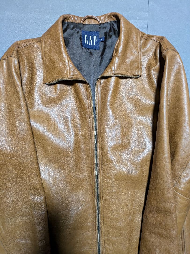 OLD GAP　レザージャケット　XL　キャメル