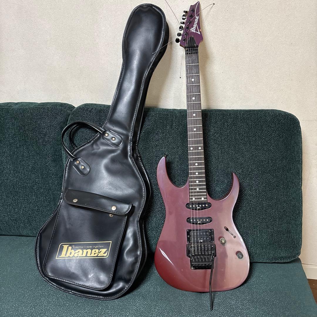 アイバニーズ　エレキギター　パープル