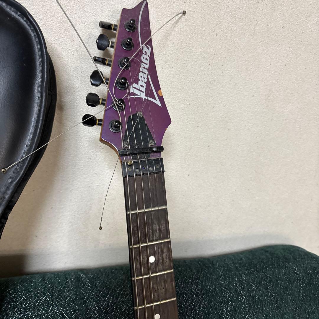 アイバニーズ　エレキギター　パープル