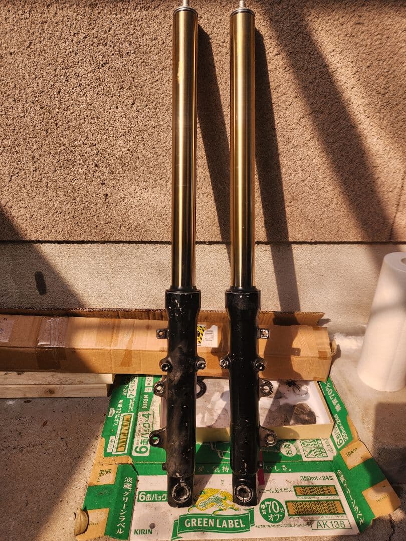 XJR400 4HM初期 Fフォークオーバーオール済