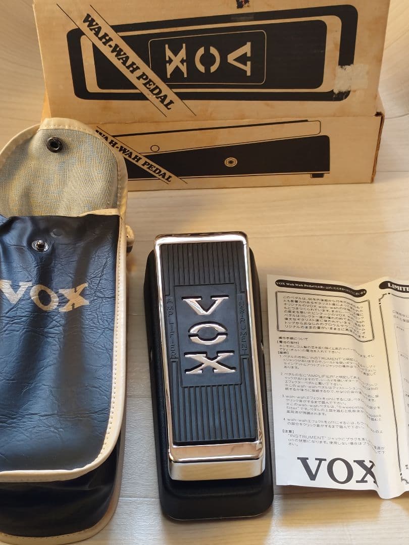 VOX Wah Wah Pedal V847 USA 箱・取説・袋付 動作確認済