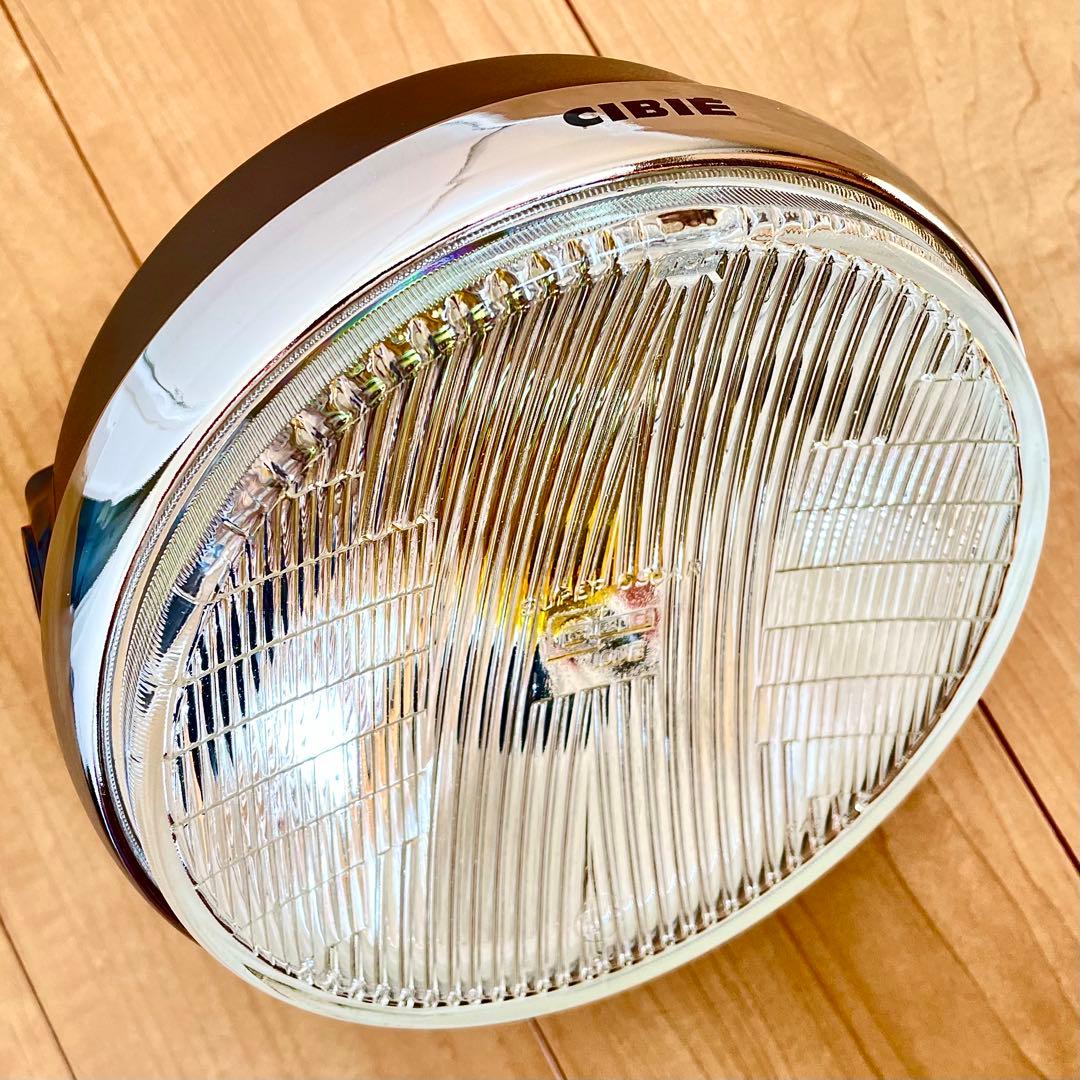 爺倶楽部！　極美品 シビエ 凹み ヘッドライト 当時物 CIBIE