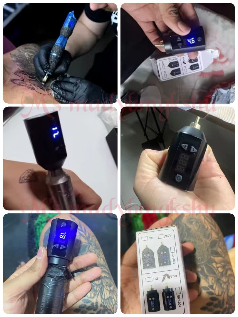 タトゥーマシン ワイヤレス パワーサプライ タトゥー電源 ワイヤレスタトゥー電源