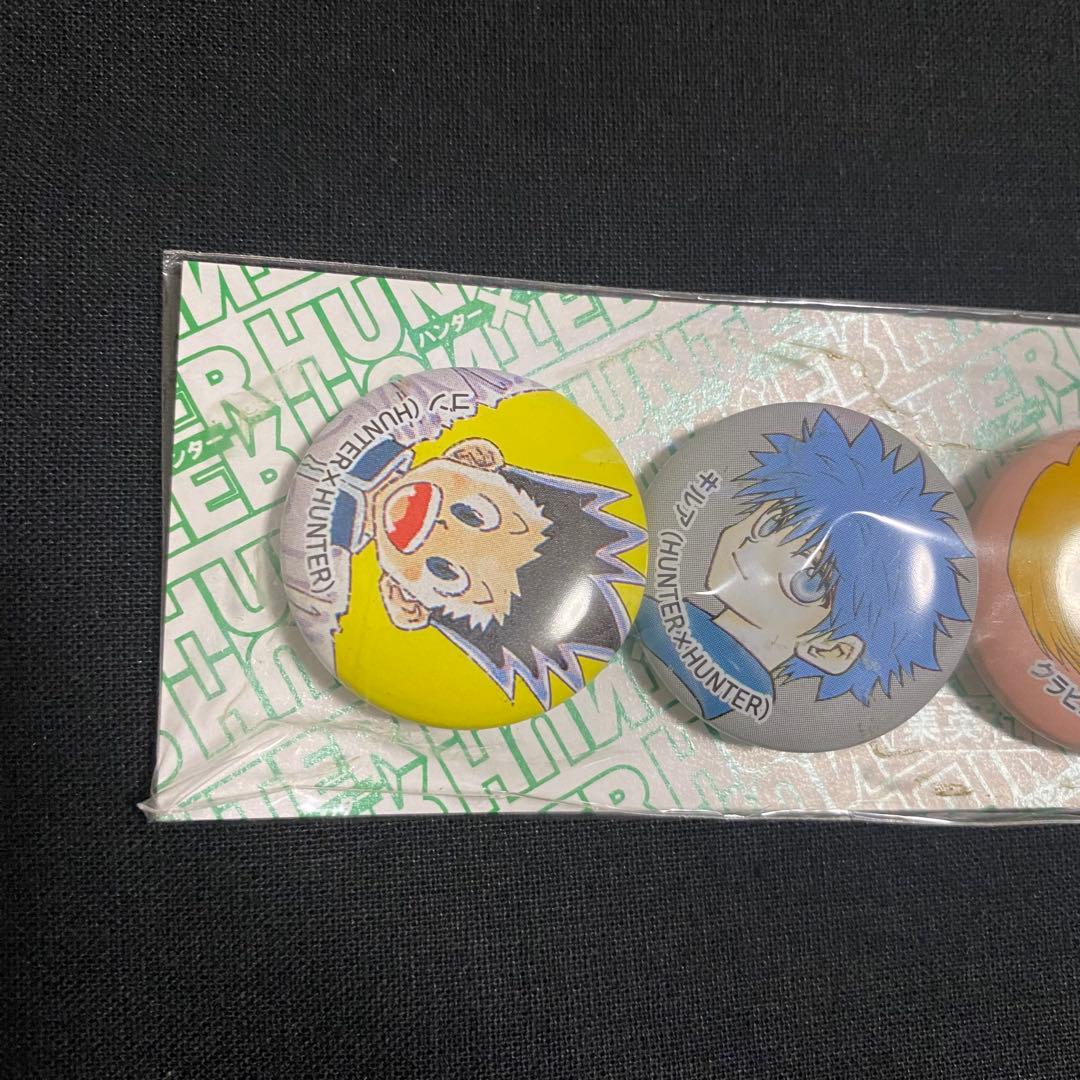 HUNTER×HUNTER ゴン キルア クラピカ レオリオ 非売品缶バッジ