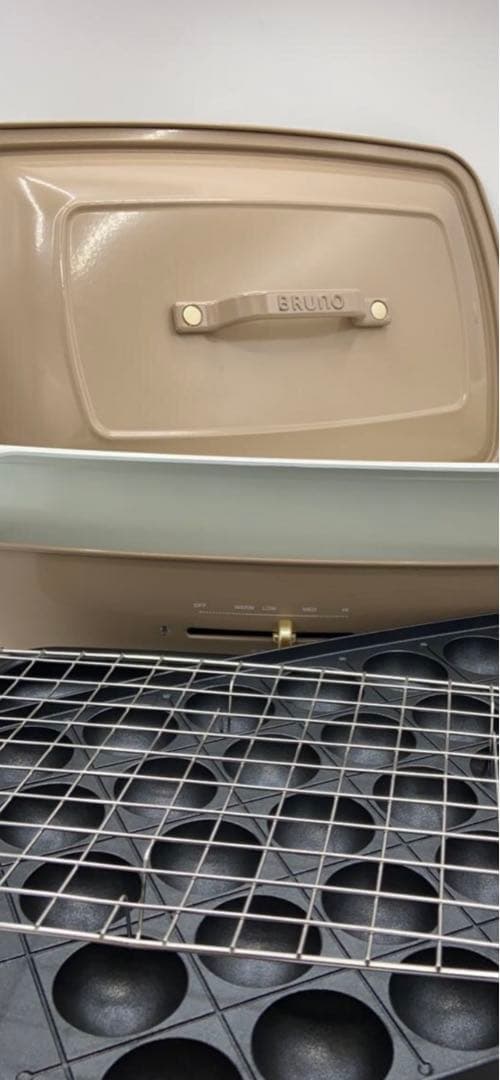 BRUNO ホットプレートグランデサイズ 直営店限定　ピンクベージュ