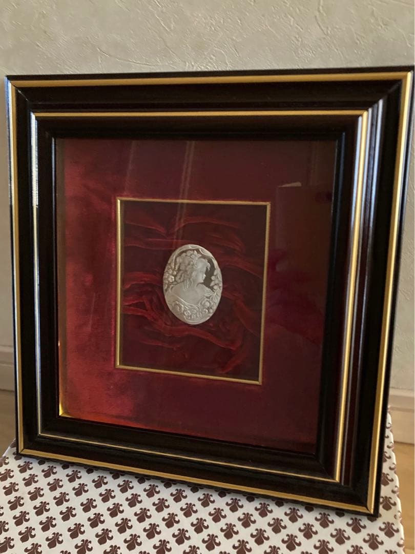 お値下げ！イタリア　カメオ　額