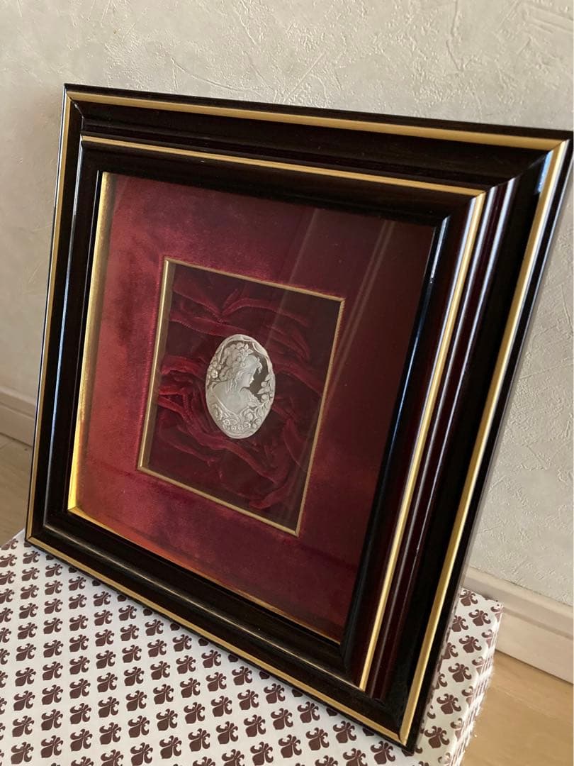 お値下げ！イタリア　カメオ　額