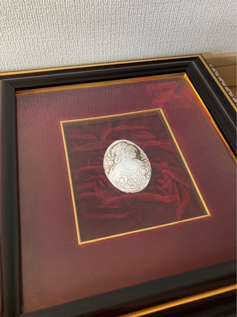 お値下げ！イタリア　カメオ　額
