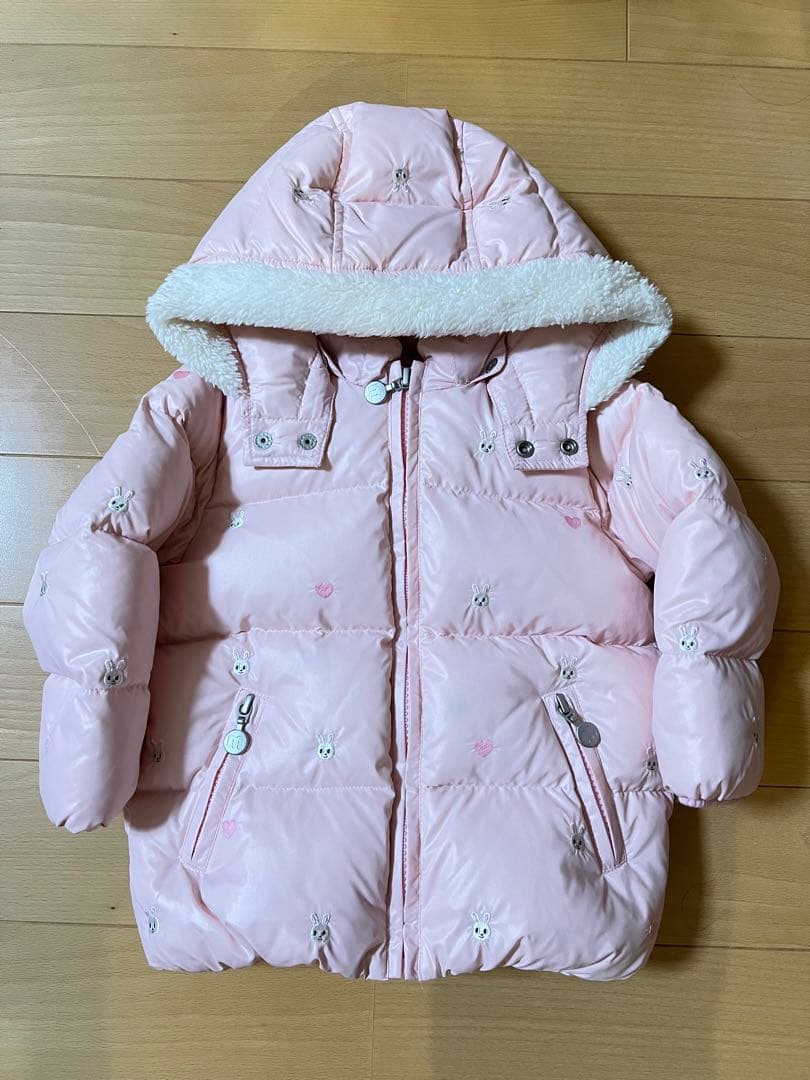 ミキハウス　ダウンコート　うさこ　80cm