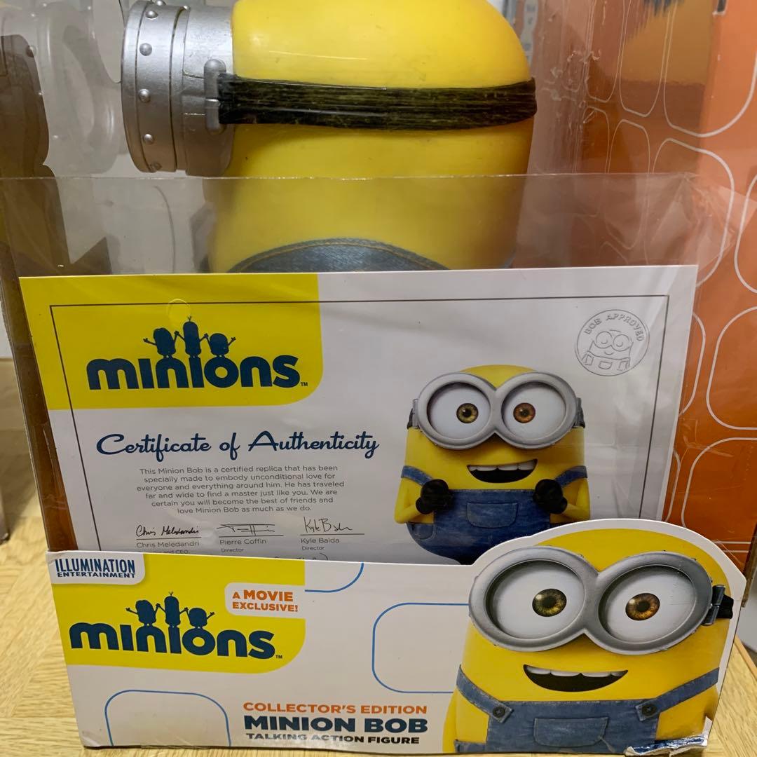 ミニオン ボブ コレクターズエディション 動作確認済み トーキングフィギュア