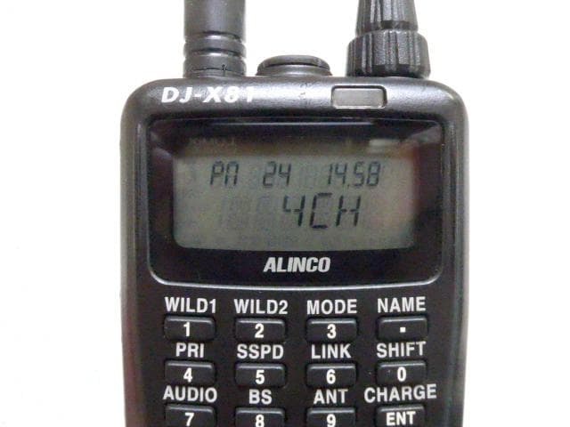 ALINCO DJ-X81 ワイドバンドレシーバー（受信機）初期化済 付属品完備