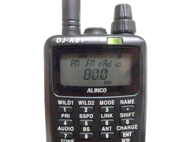 ALINCO DJ-X81 ワイドバンドレシーバー（受信機）初期化済 付属品完備