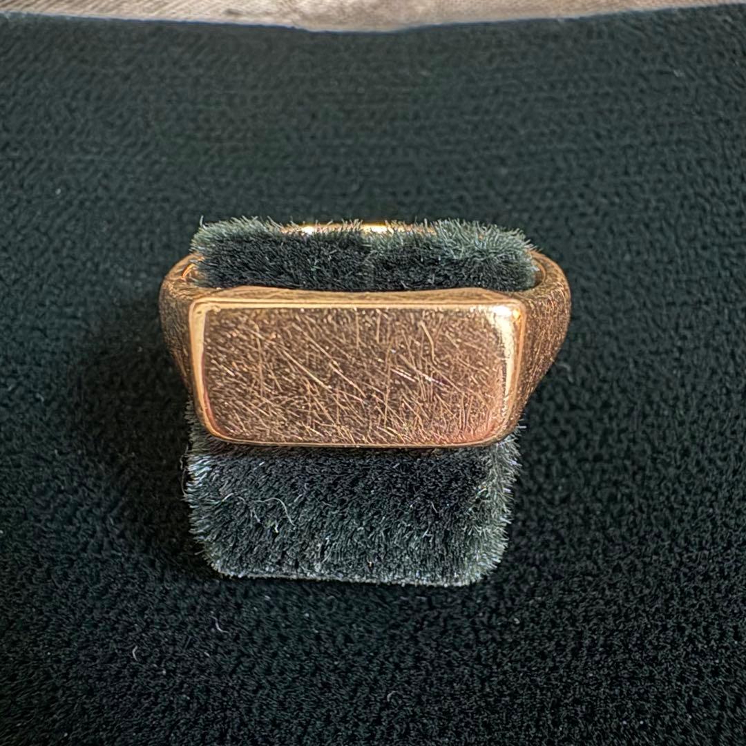 K18 印台 シグネットリング 15号【正規品】