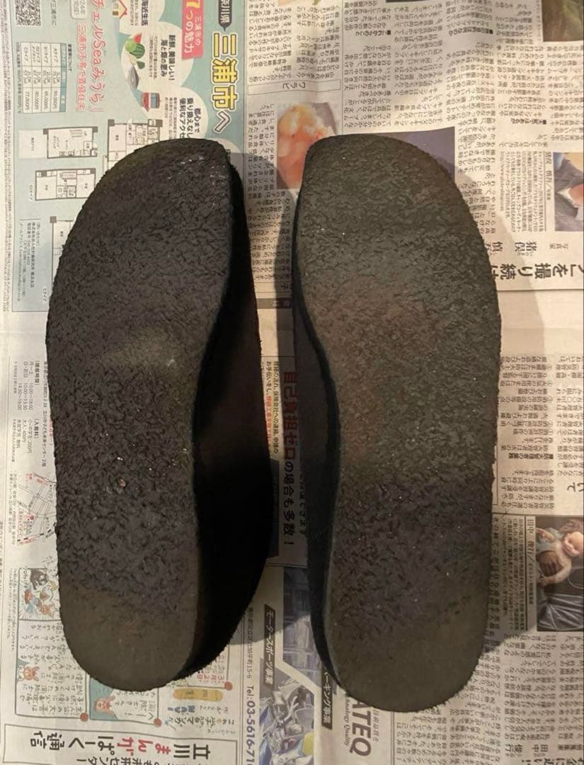 Clarks（クラークス）　ワラビー　ローカット　ブラック