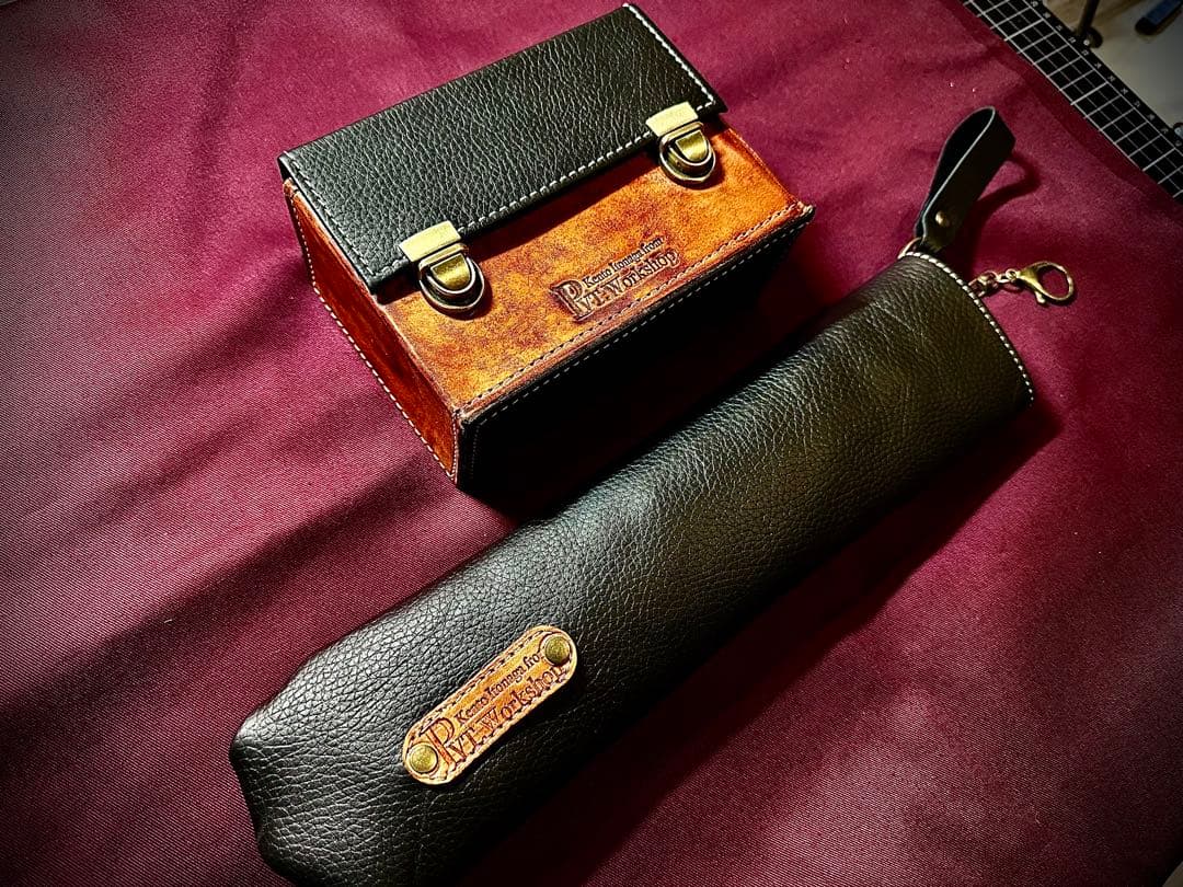 月末SALE!お買得！Pvt.Workshop極CL　本革　デッキケース&ハーフ