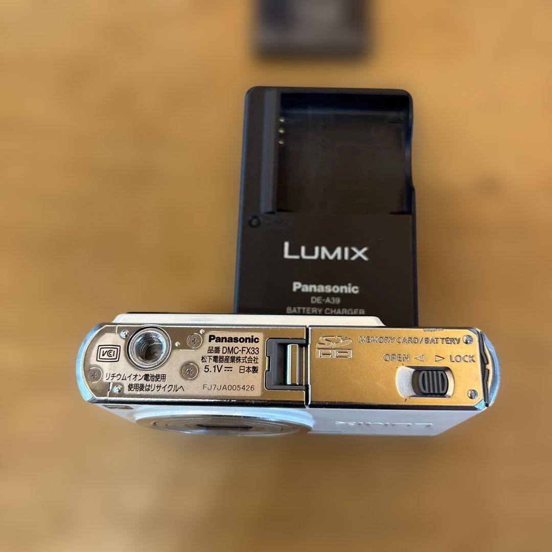 動作確認済|パナソニック コンパクトデジタルカメラ LUMIX DMC-FX33