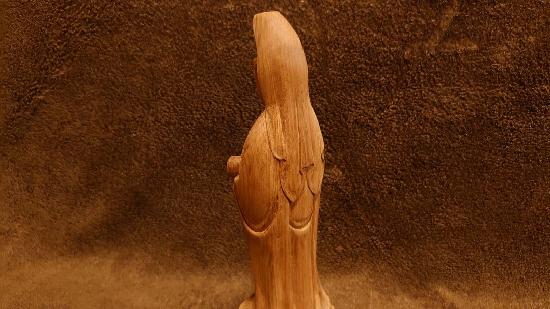 観音　観音様　井波彫刻　井波　仏教美術　仏教　江戸期　一体