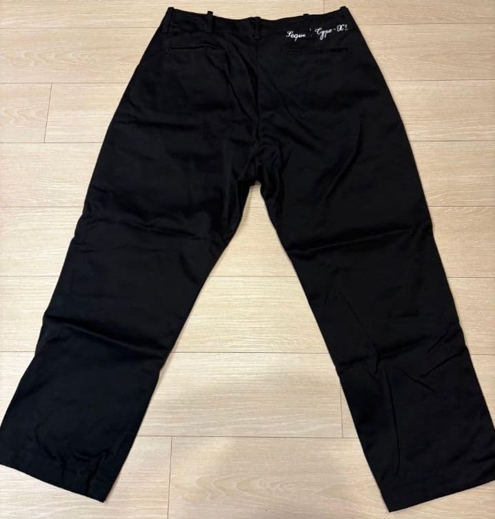 美品 SEQUEL CHINO PANTS TYPE-XF 24AW ブラックL
