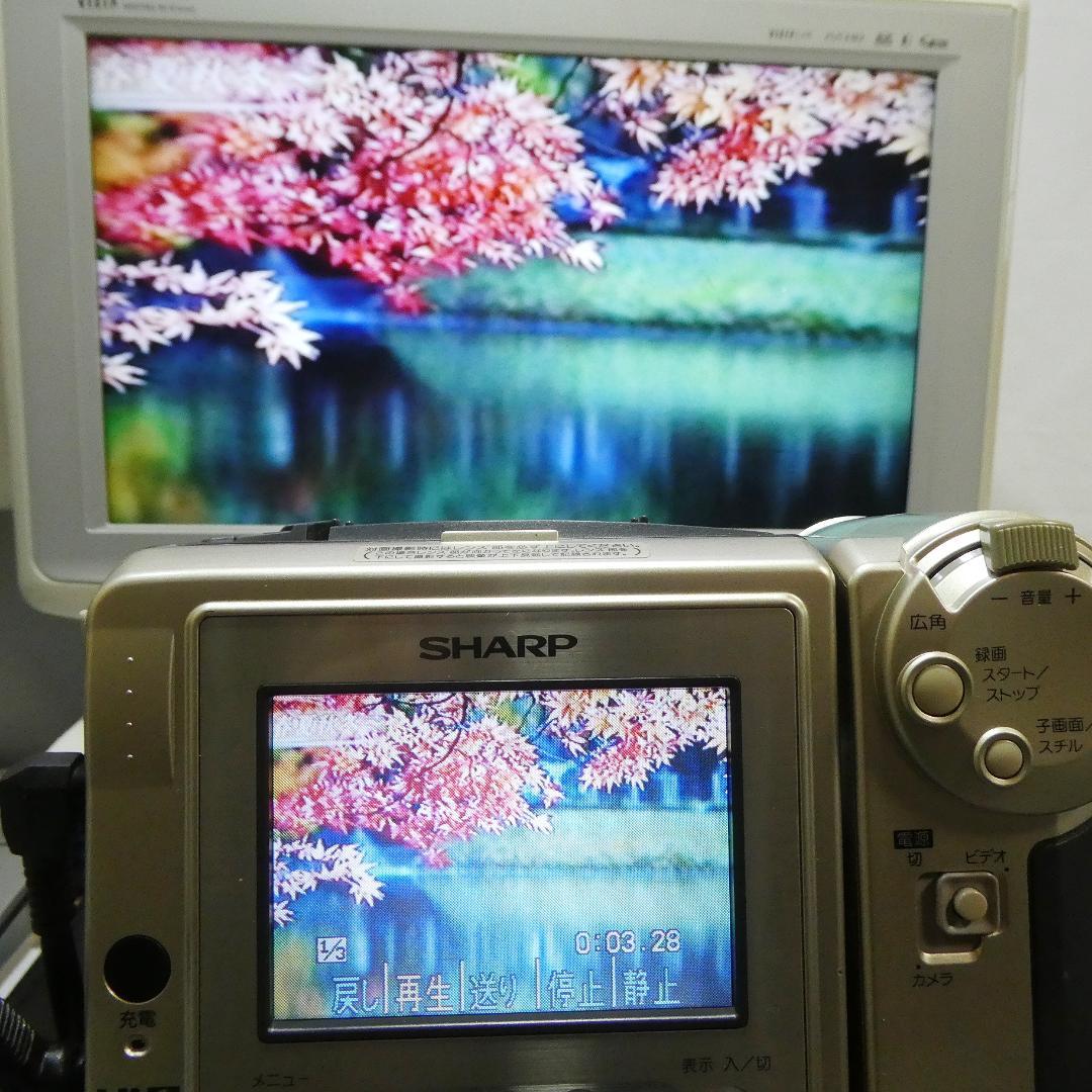 美品・動作良好　Video.Hi8 シャープVL-EH500 8ミリビデオカメラ