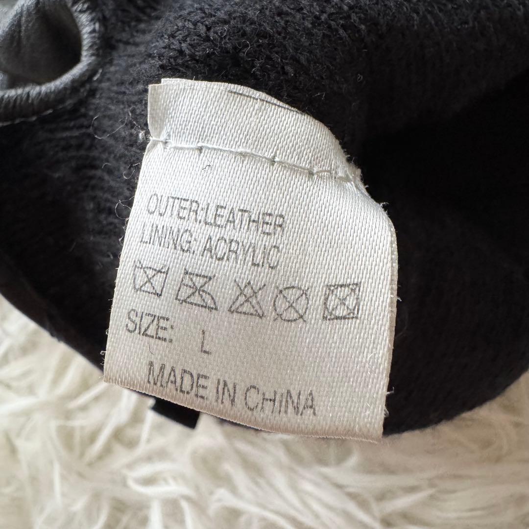 【DENTS デンツ】手袋　グローブ レザー　黒　Lサイズ