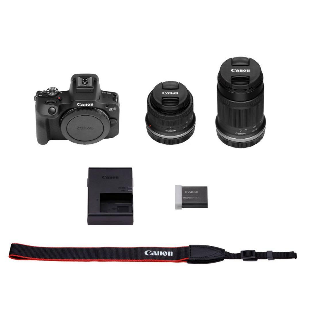 CANONキヤノン EOS R100 ダブルズームキット ミラーレス一眼カメラ
