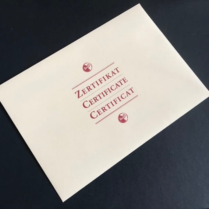 【値下げしました】シュタイフ テディベア ゴールデンブロンド 証明書付き