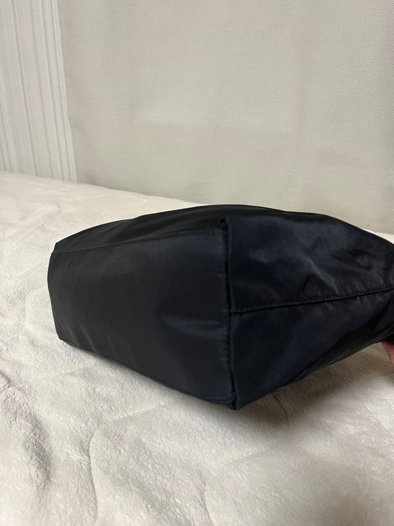 PRADA 黒 ナイロン ショルダートートバッグ