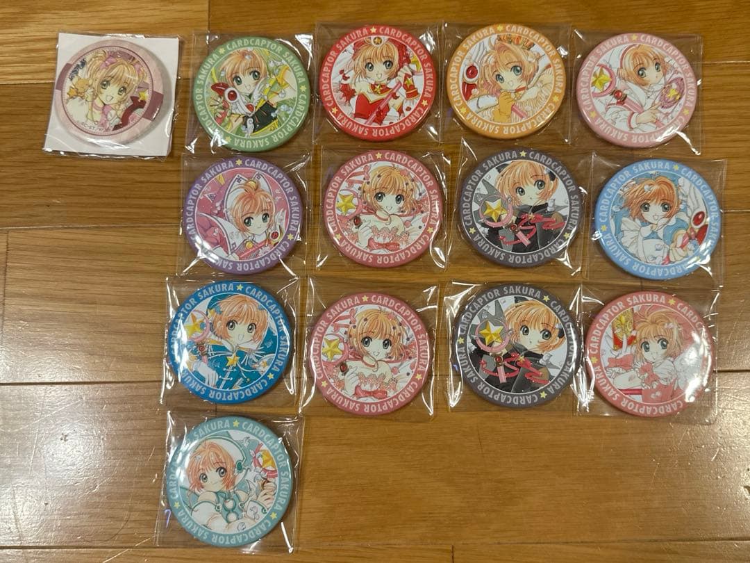 カードキャプターさくら さくら 缶バッジ アニカプ 原画展 カフェ缶バッジ