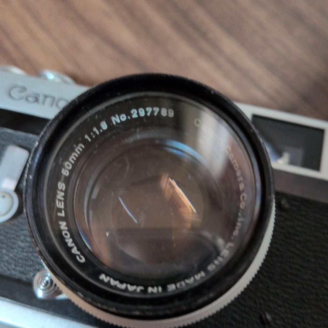 【ジャンク品】Canon P フィルムカメラ レザーケース付き