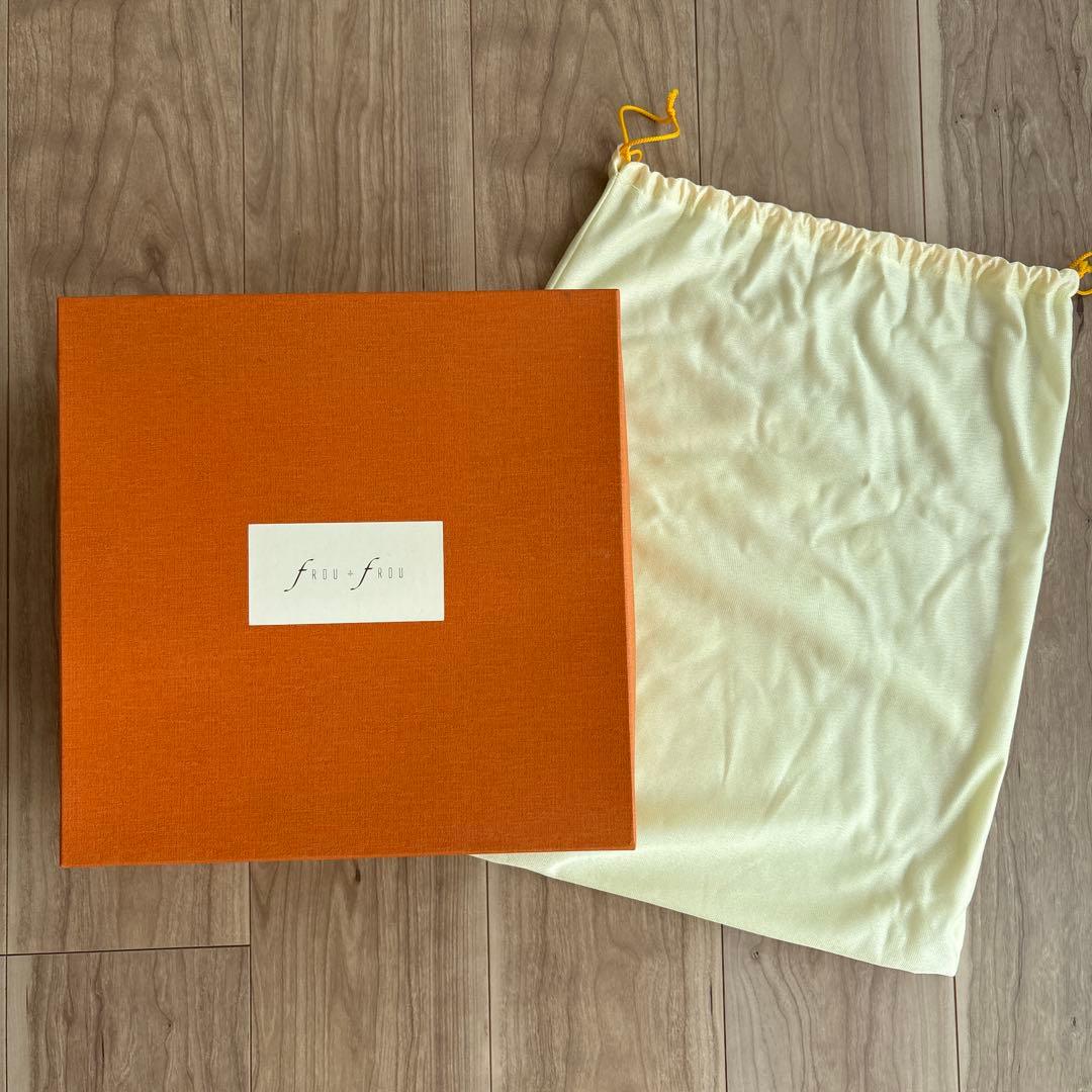 【新品未使用】fROU fROU オーストリッチ ハンドバッグ JRA認定