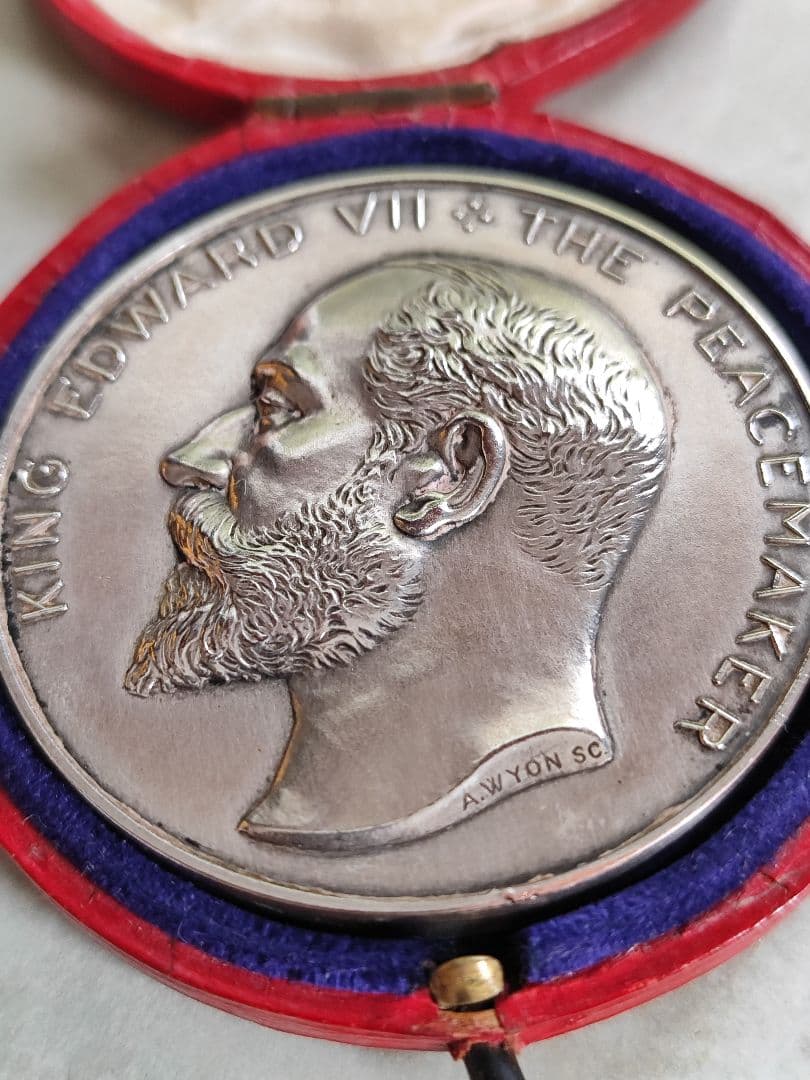 希少1906 イギリス ロンドン 列国議会同盟会議 銀貨大型 シルバーメダル