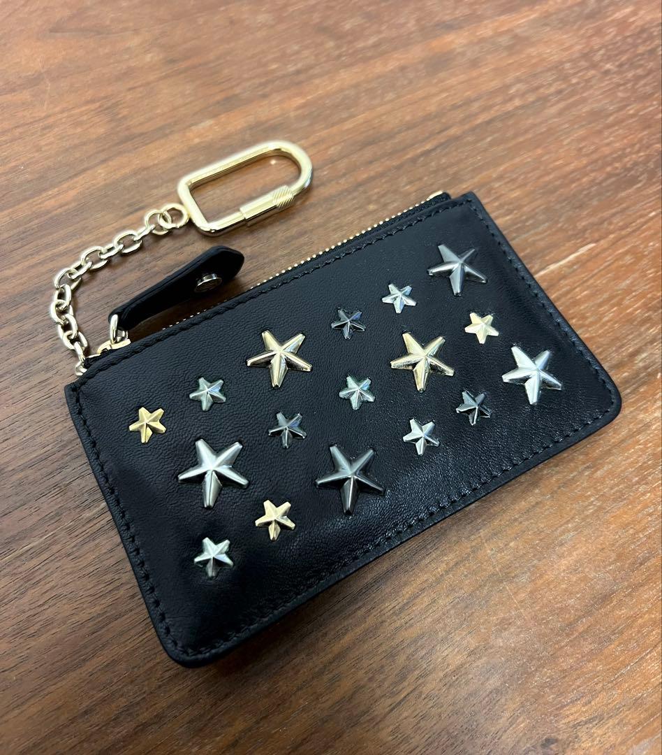 価格交渉可 未使用 JIMMY CHOO マルチカラースタッズ付き ケース