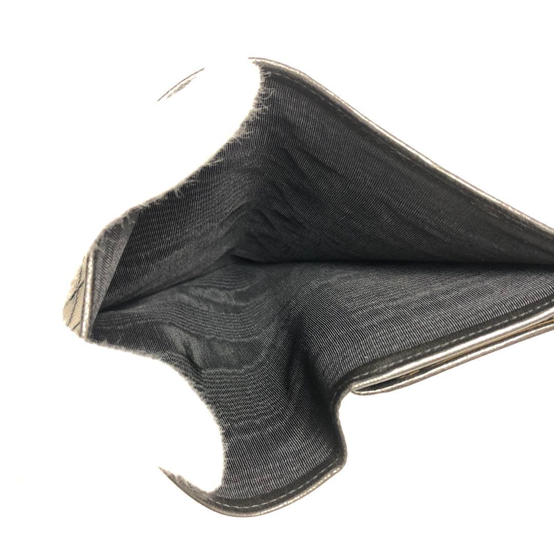 【美品】★8F139 シャネル ビコローレ 二つ折り財布 ココマーク ブラック