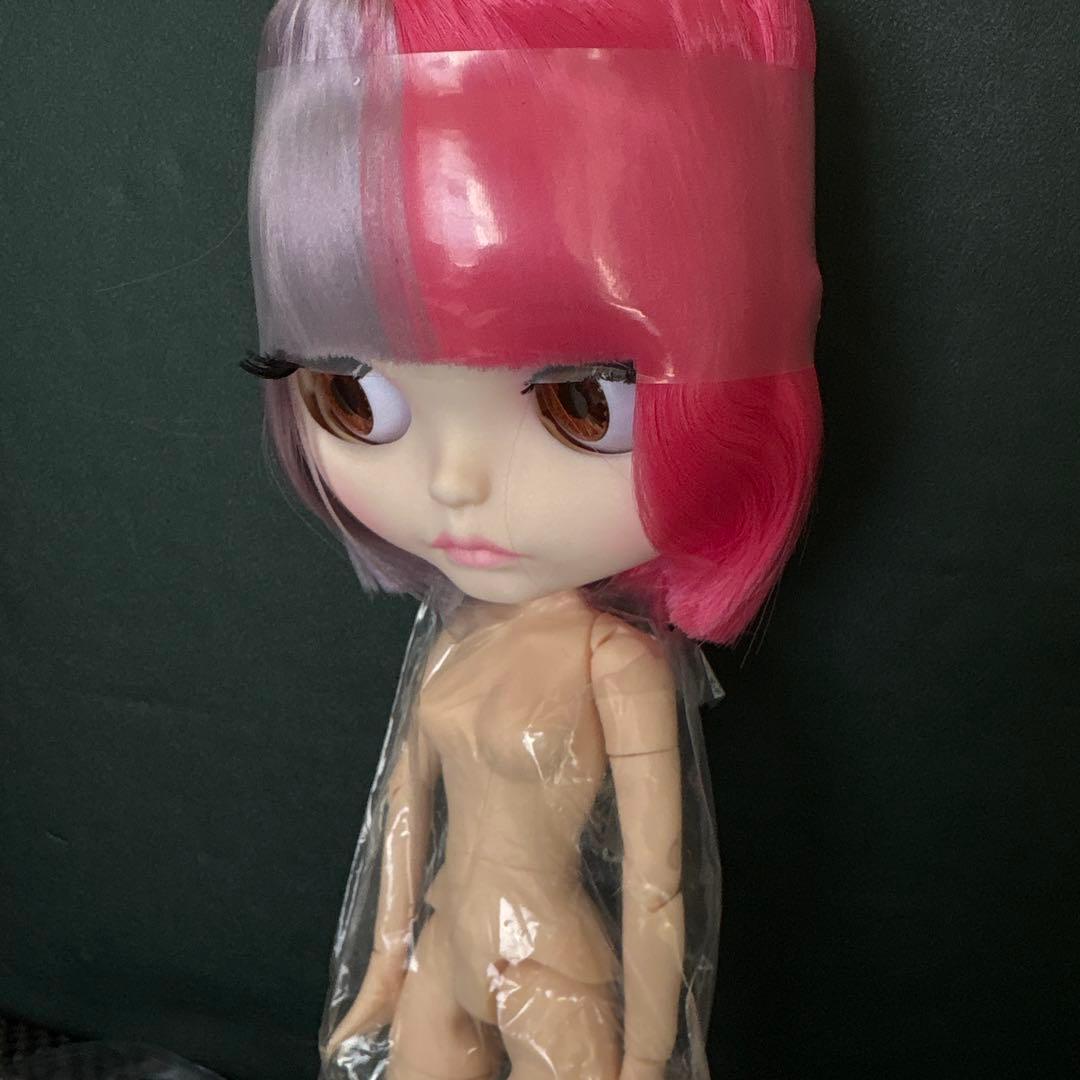 アイシードールカスタム❤︎ピンク×薄パープル❤︎ボブ