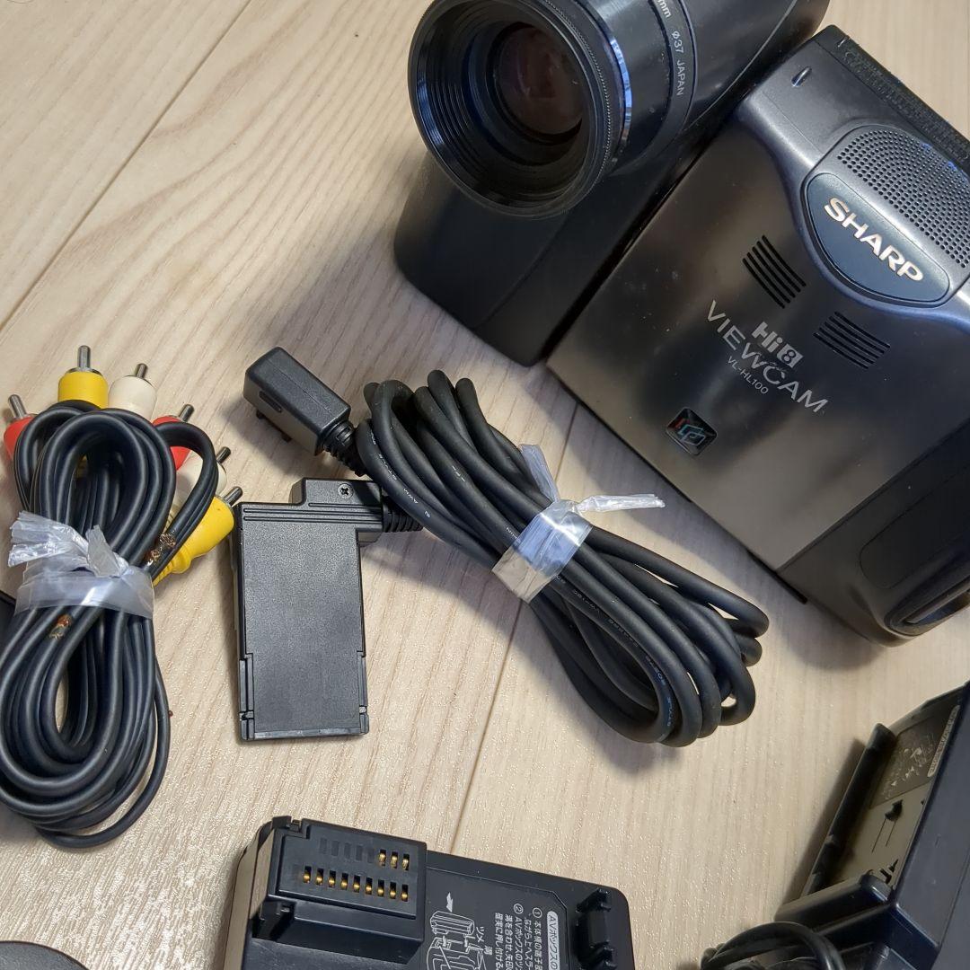 SHARP VL-HL100 VIEWCAM ビデオカメラ Hi8 フル装備