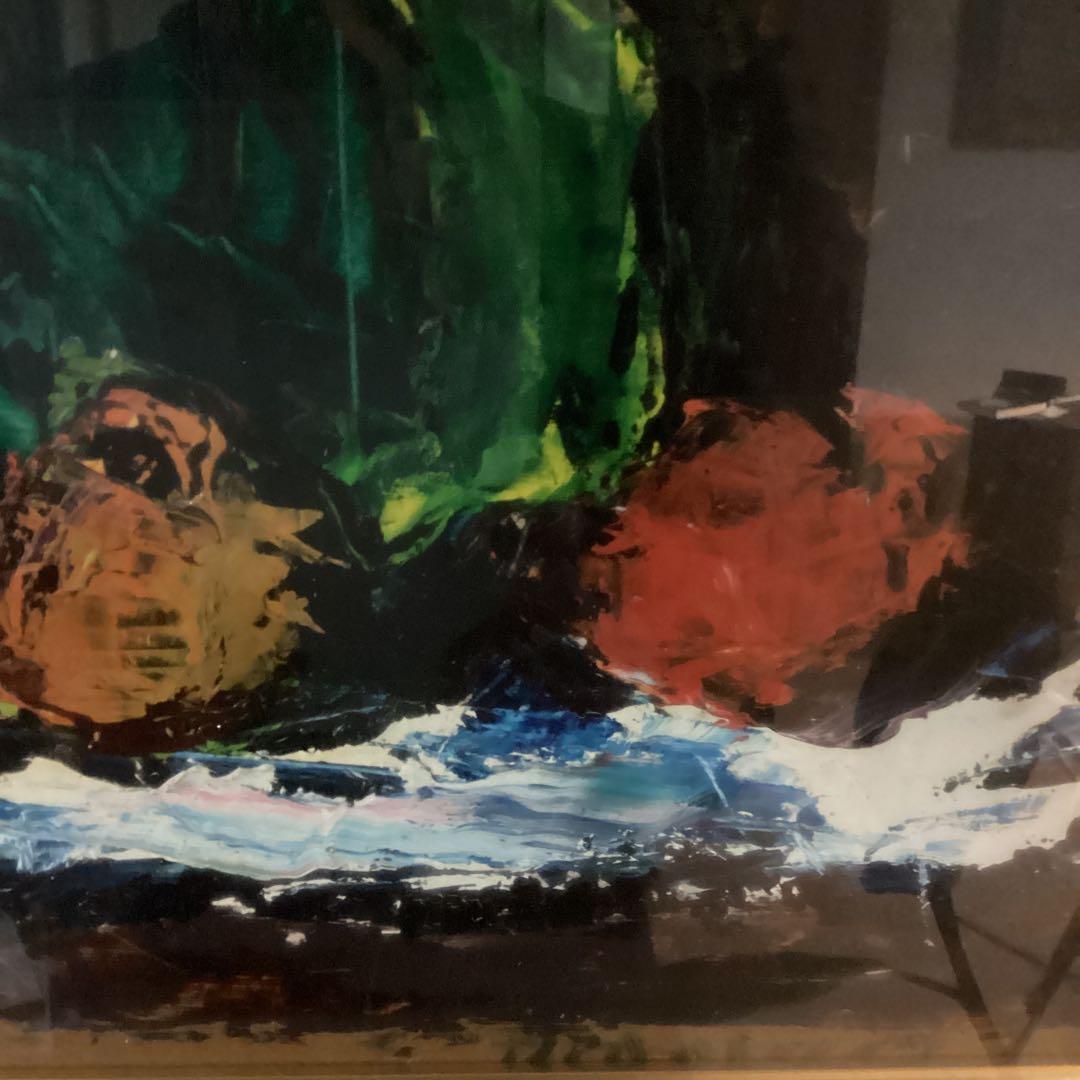 ラスロ　リドヴィッチ　油彩画　　アート　真作　ハンガリー画家