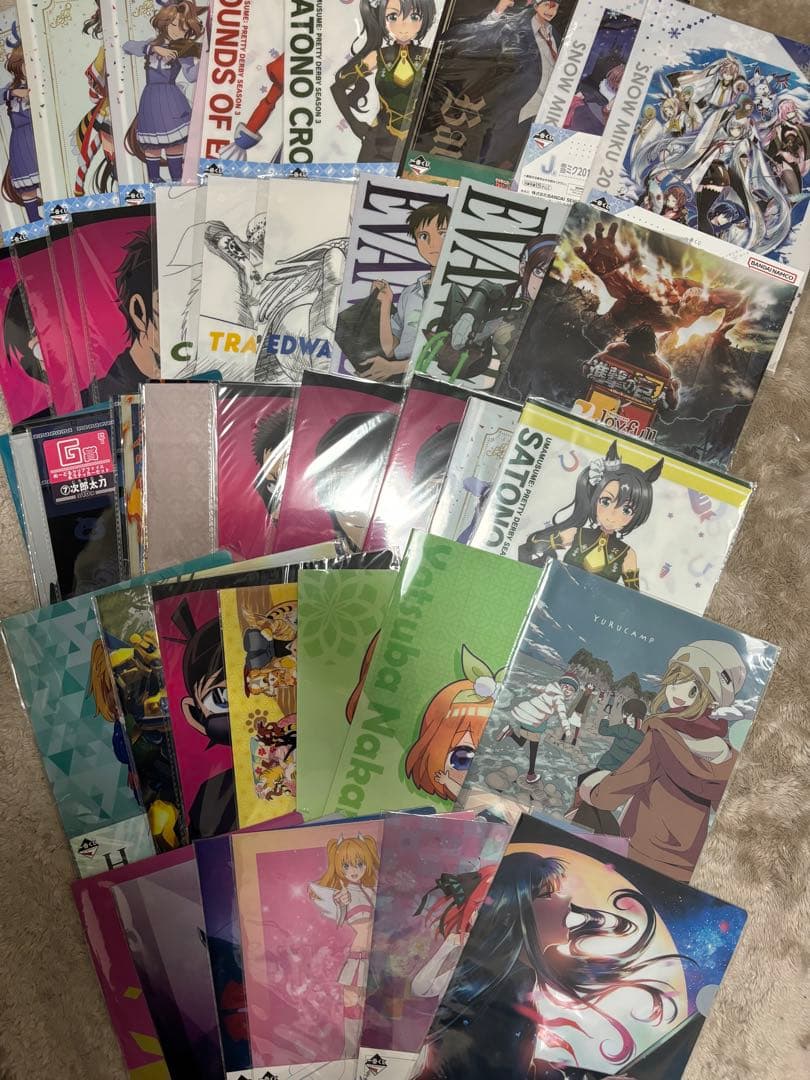 キャラクターグッズ アニメキャラ クリアファイル 大量 まとめ売り