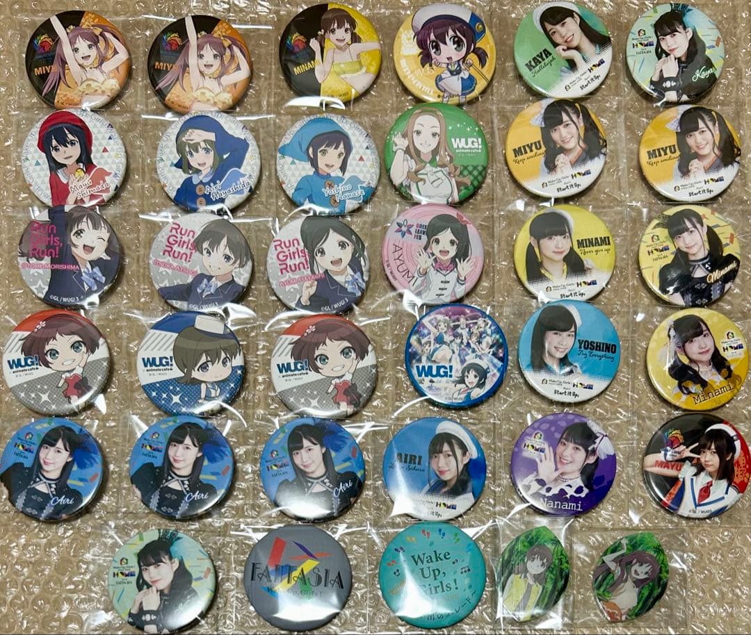 Wake Up. Girls! WUG 缶バッジ　まとめ売り